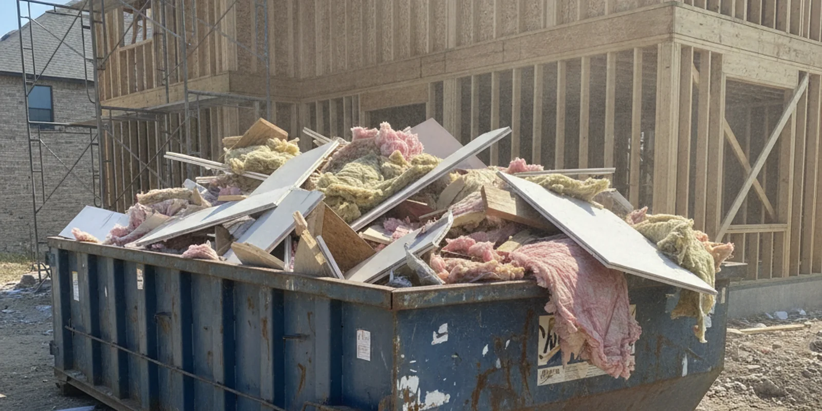 Construction Debris Dumpster service in Austin TX